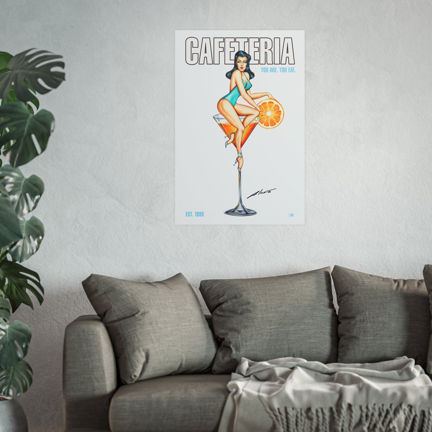 Cosmo Girl Archival Print by Alvaro