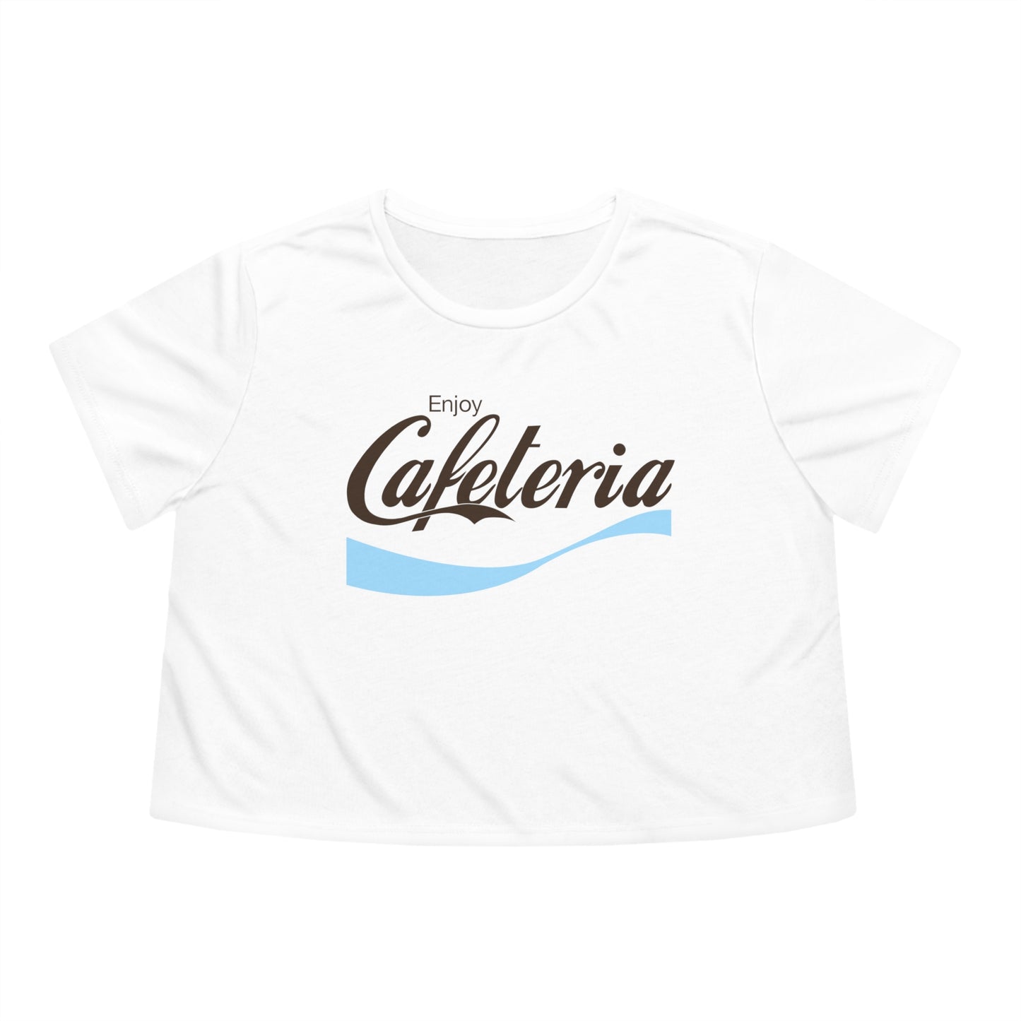 Enjoy Cafeteria Crop Top Tee