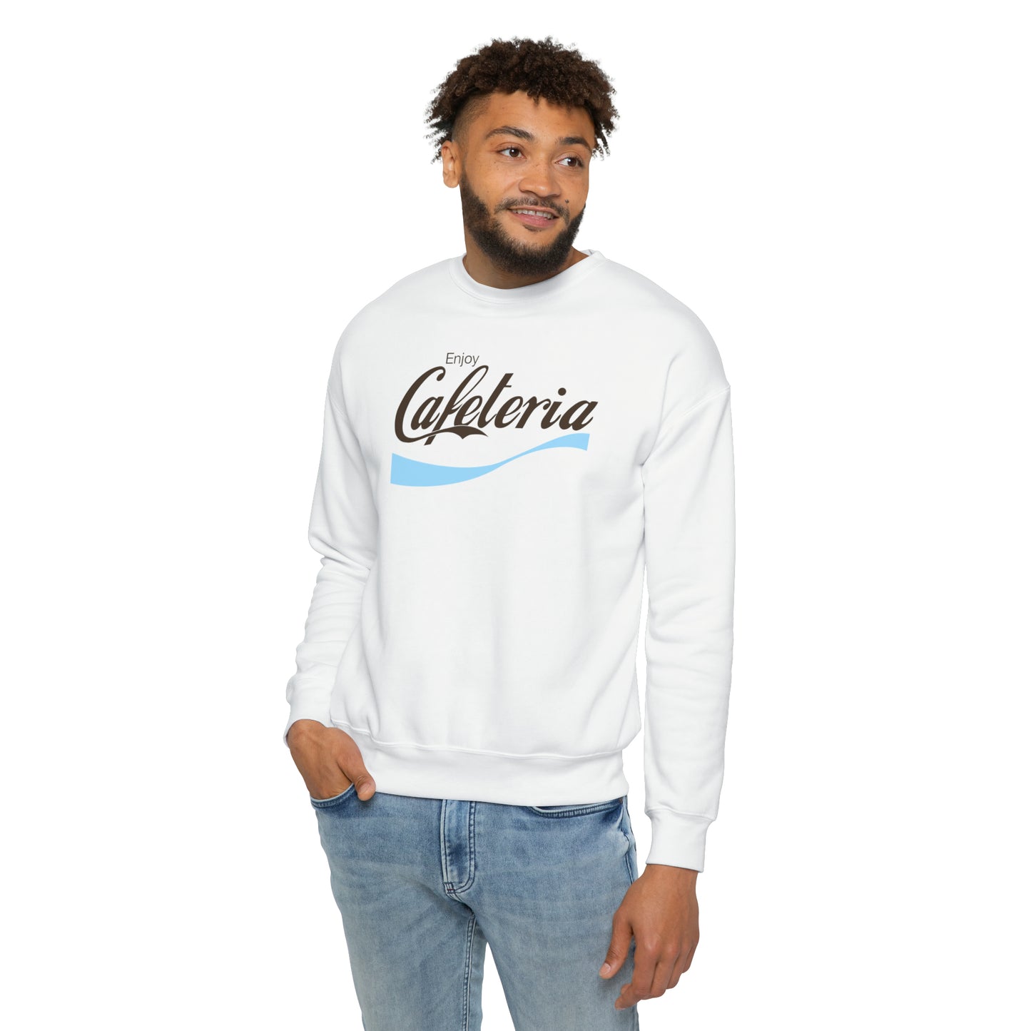 Enjoy Cafeteria Crewneck Sweatshirt